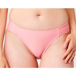Carve Designs Cardiff Grapefruit Texture Bikini Bottom L NWT